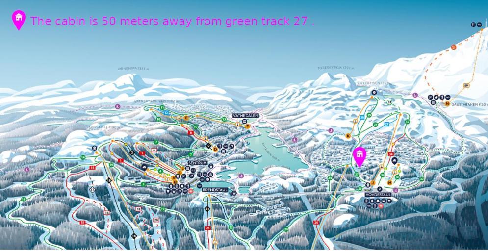 Gaustablikk Hytta Ski-In Ski-Out المظهر الخارجي الصورة